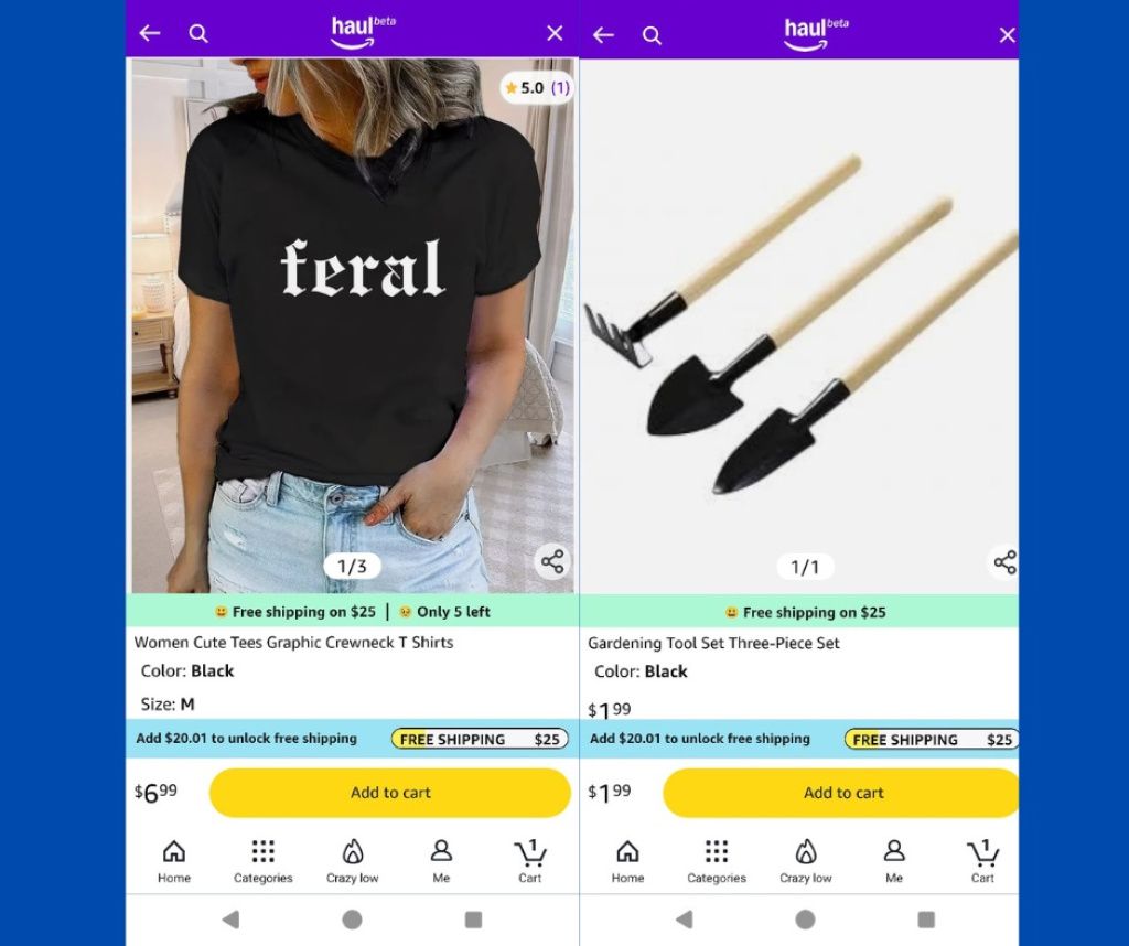Ce se vinde pe Amazon Haul, competitorul Temu: Bătălie între retaileri pe cele mai mici prețuri - Imagine 9