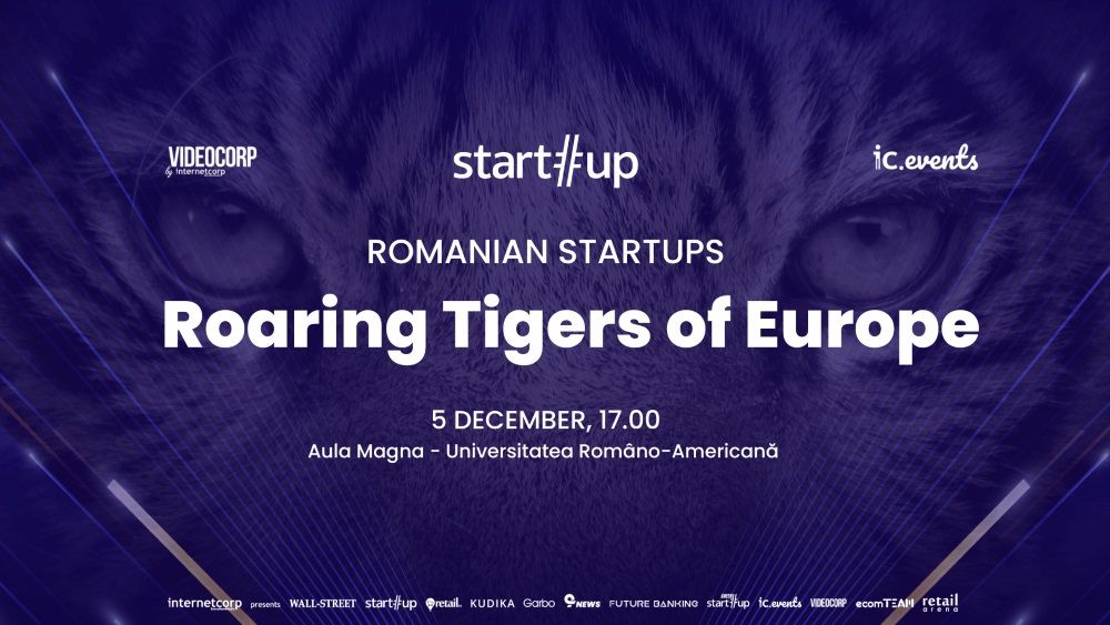 Premiera documentarului “Romanian Startups - Roaring Tigers of Europe” - 5 decembrie 2023