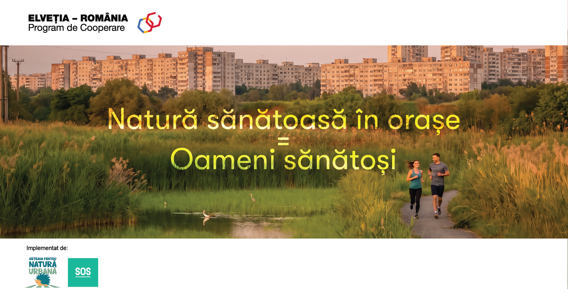 Rețeaua pentru Natură Urbană și Asociația Societatea Organizată Sustenabil lansează proiectul „Natură sănătoasă în orașe = oameni sănătoși"