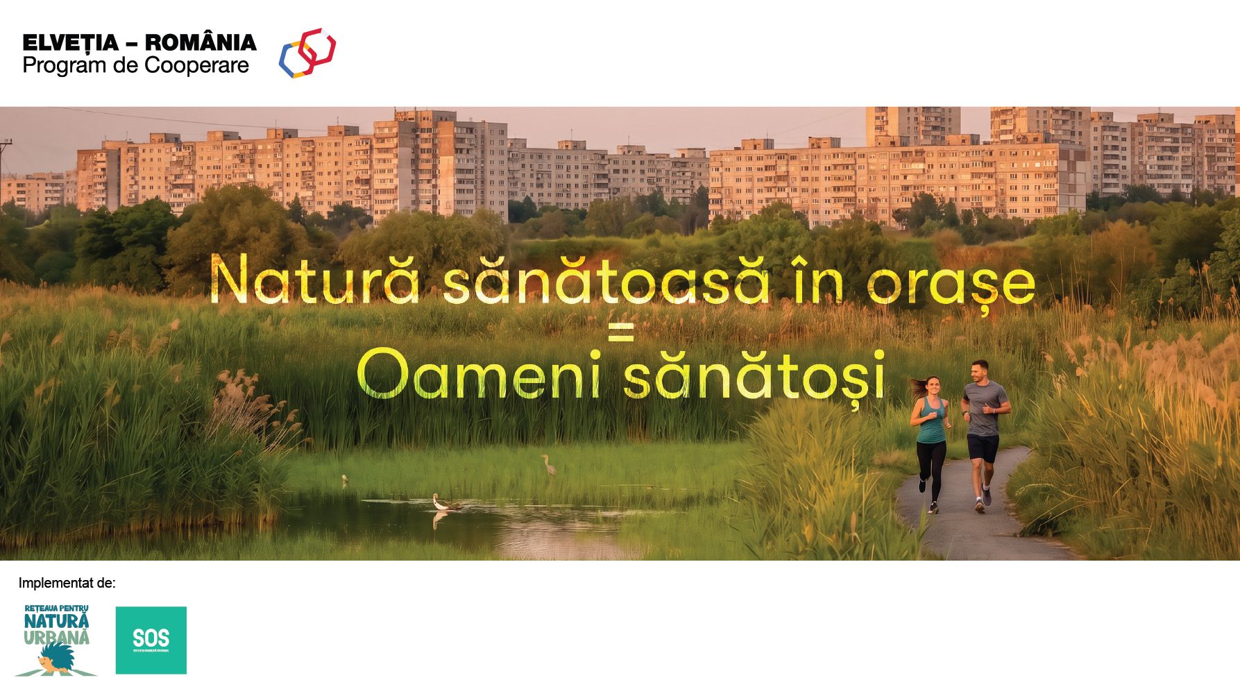 Rețeaua pentru Natură Urbană și Asociația Societatea Organizată Sustenabil lansează proiectul „Natură sănătoasă în orașe = oameni sănătoși"