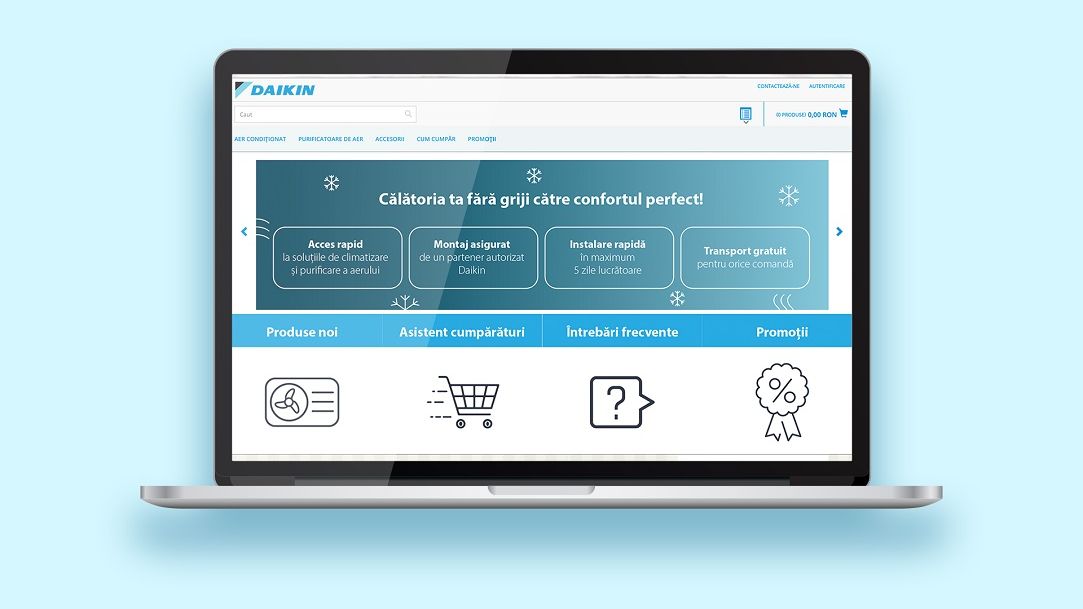 Daikin România își lansează propriul magazin online pentru piața locală