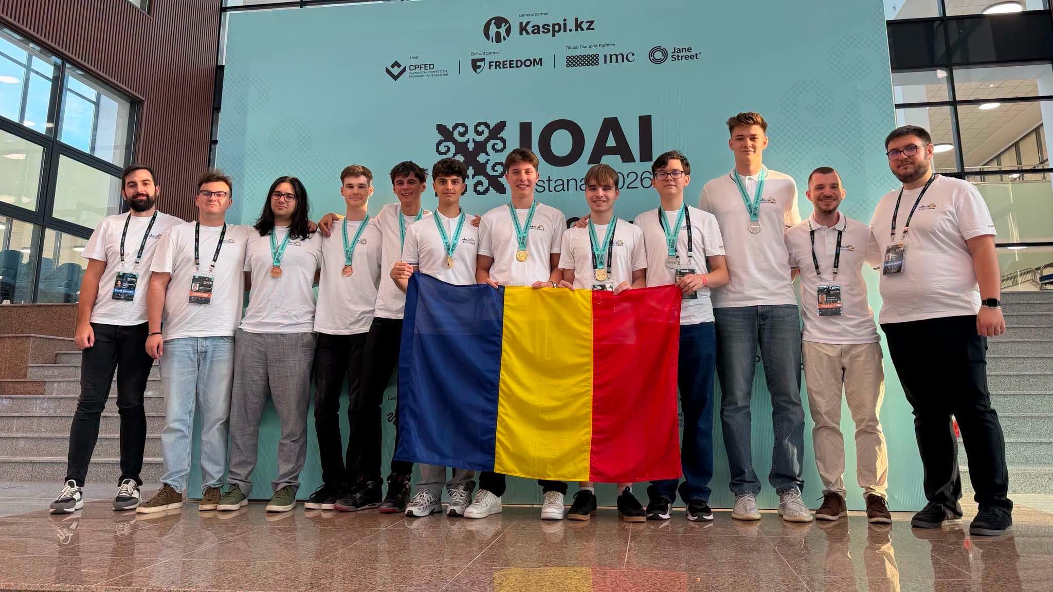 România, opt medalii obținute la Olimpiada Internațională de Inteligență Artificială 2026. Au participat concurenți din 108 țări și teritorii.