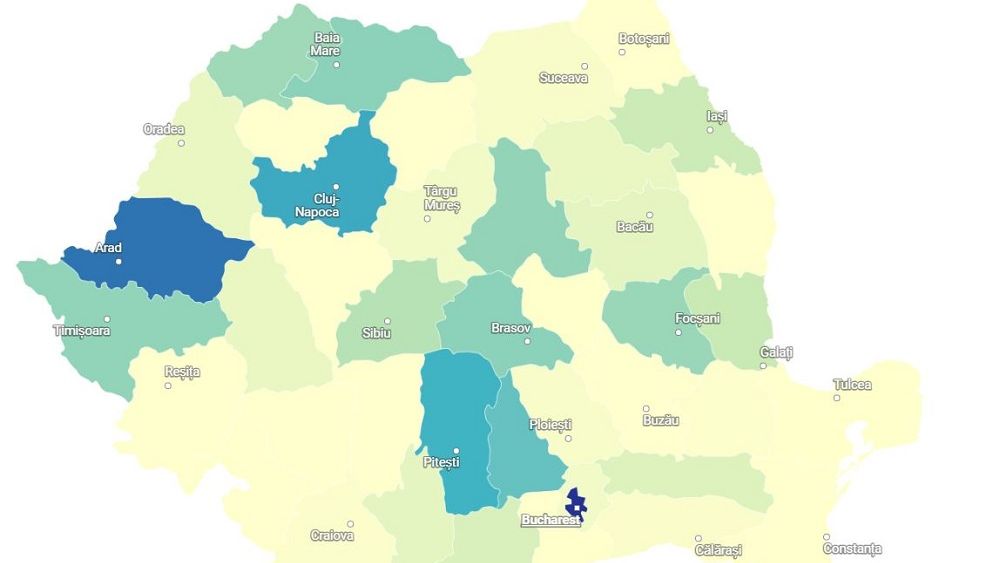 HARTA concedierilor colective în România, la început de 2025. Topul județelor în care au rămas fără loc de muncă cei mai mulți români