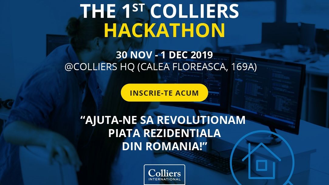 Hackathon Colliers: compania de consultanta cauta programatori si startup-uri pentru divizia de Banking Products