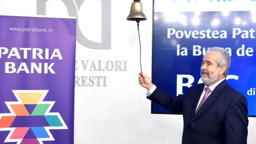 Patria Bank vrea sa emita cel putin 6.000 de obligatiuni in valoare de minimum 3 milioane de euro
