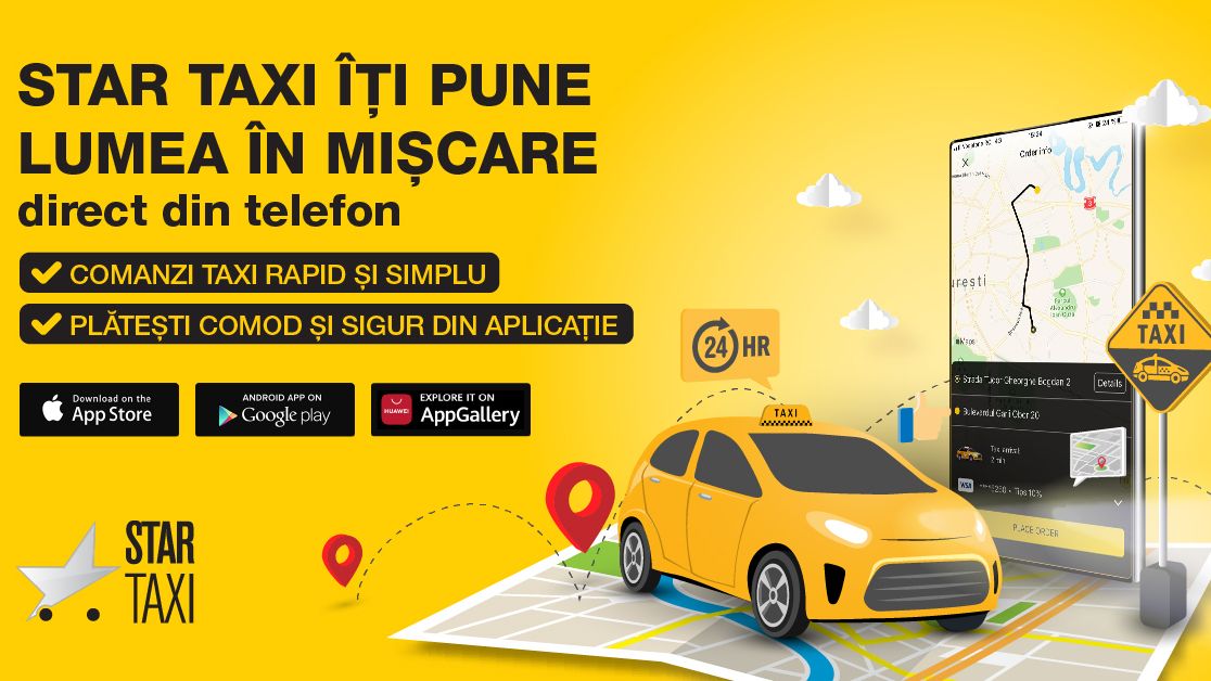 (P) Pune lumea în mișcare cu cea mai cunoscută aplicație taxi aggregator din țară