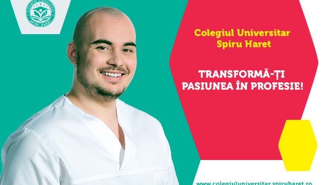 (P) Asistent medical, cea mai solicitată specializare a Colegiului Universitar Spiru Haret