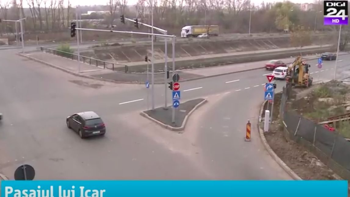 Un pod de 100 de milioane de lei care ar fluidiza traficul in Bucuresti e 96% gata, dar nu poate fi folosit