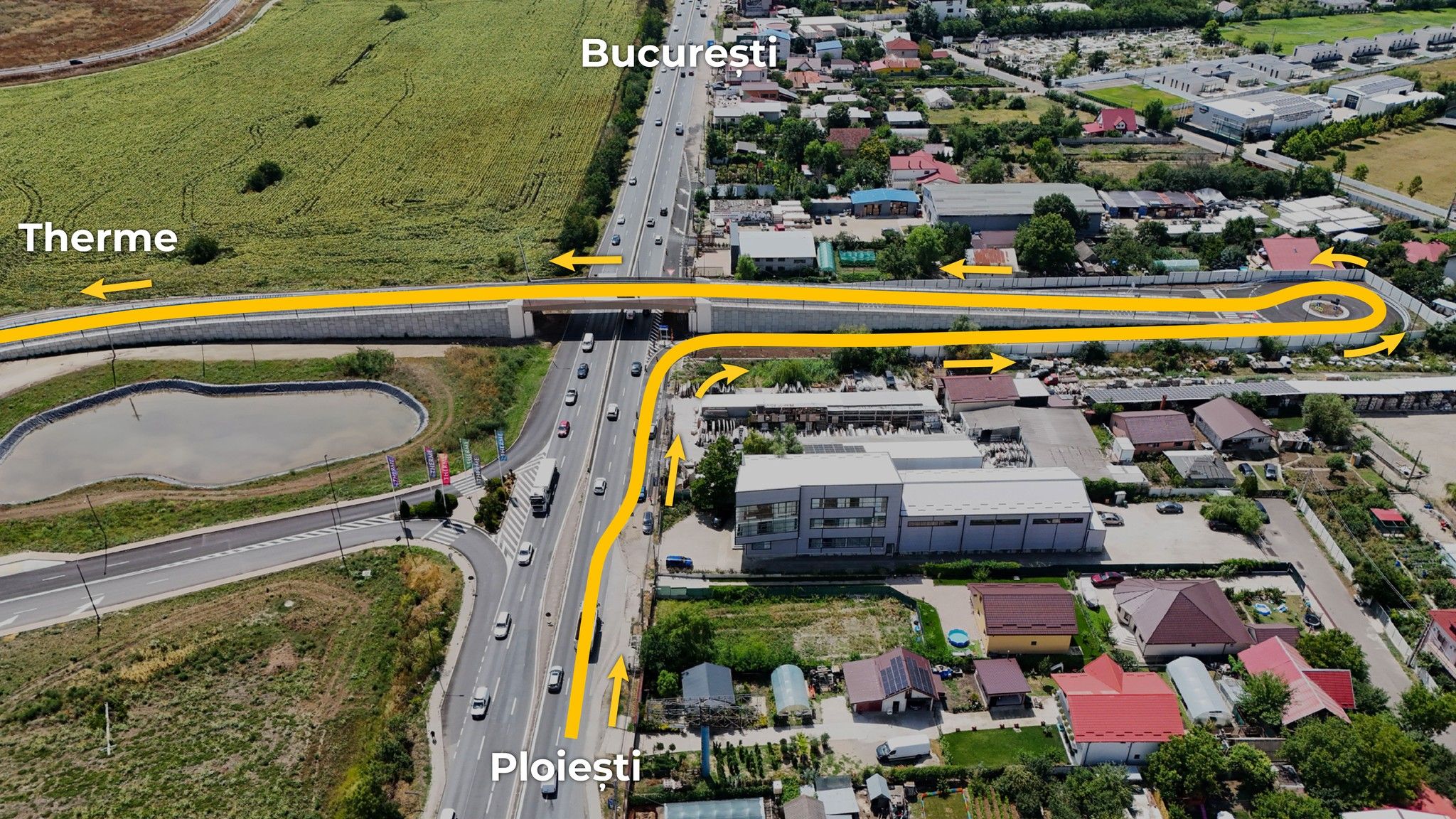 O nouă cale de acces la Therme București: drumul inaugurat de centrul de wellness