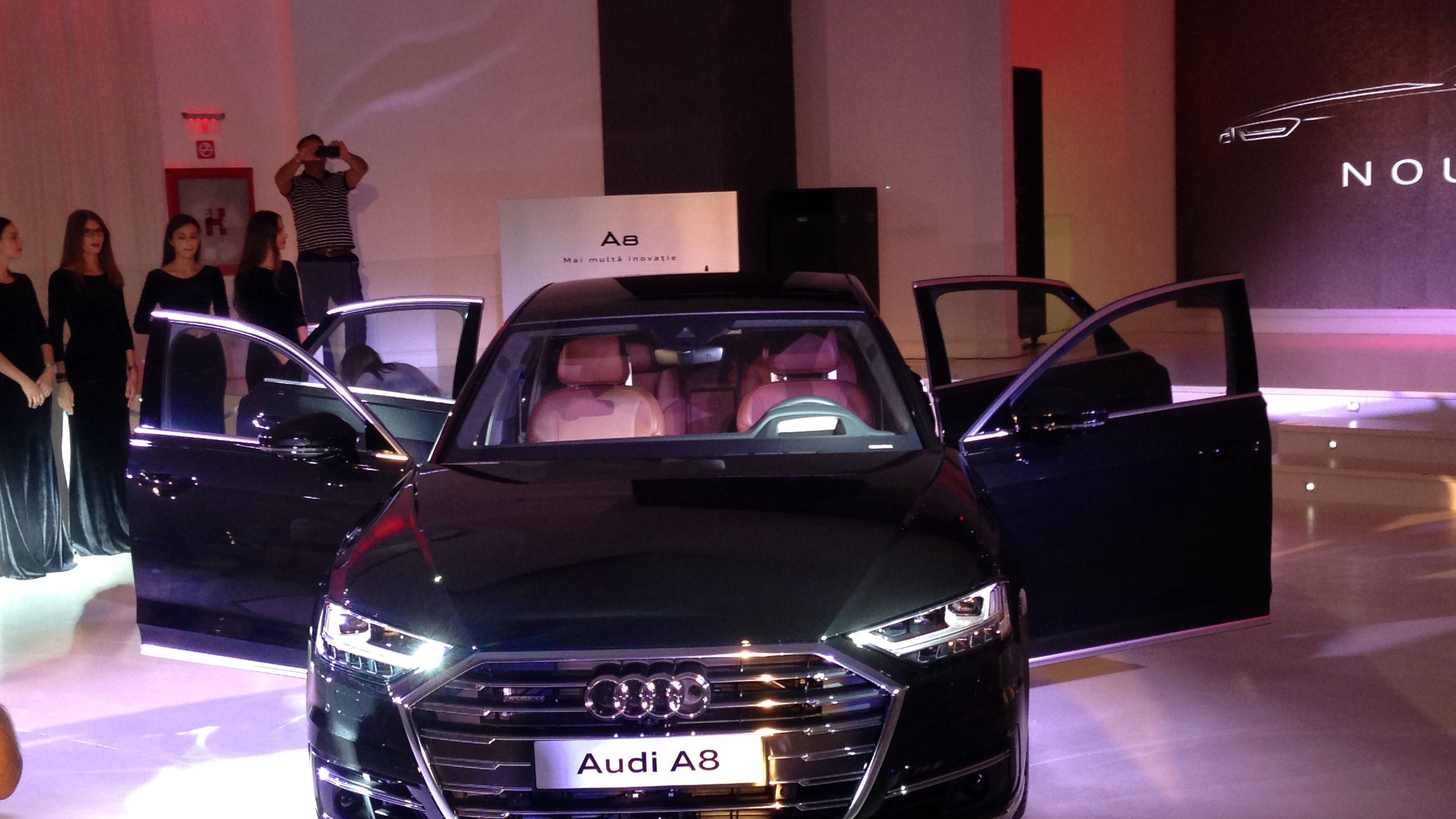 Audi A8, cea de-a patra generatie, a fost prezentat la Bucuresti