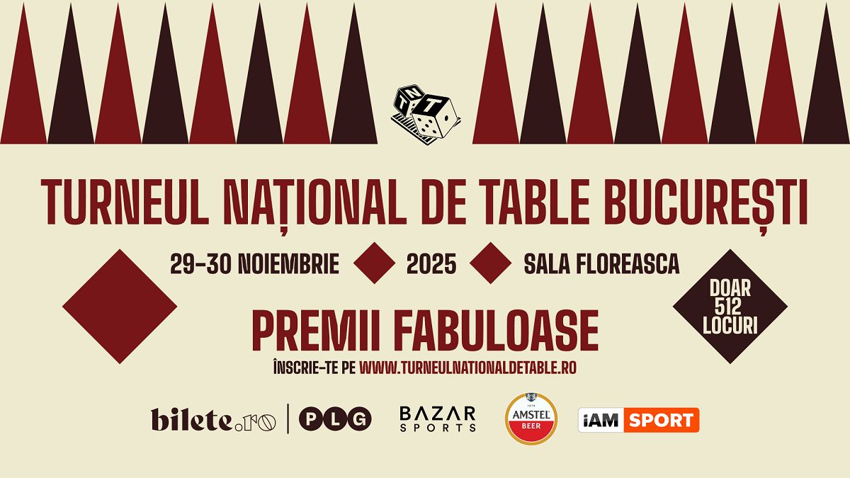 Turneul Național de Table București 2025: Mize Mari și Atmosferă de Neuitat!