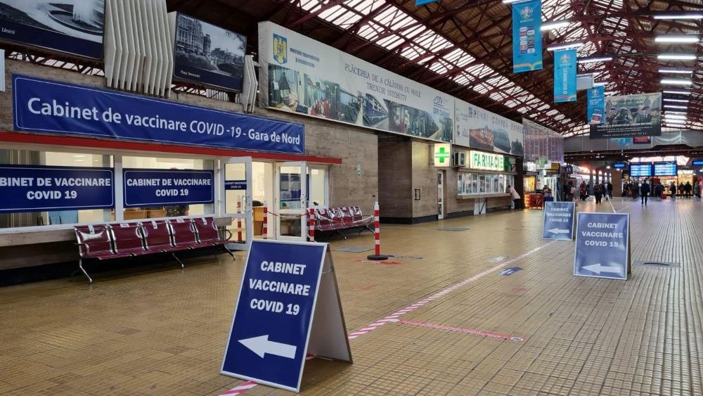 S-a deschis centrul de vaccinare din Gara de Nord