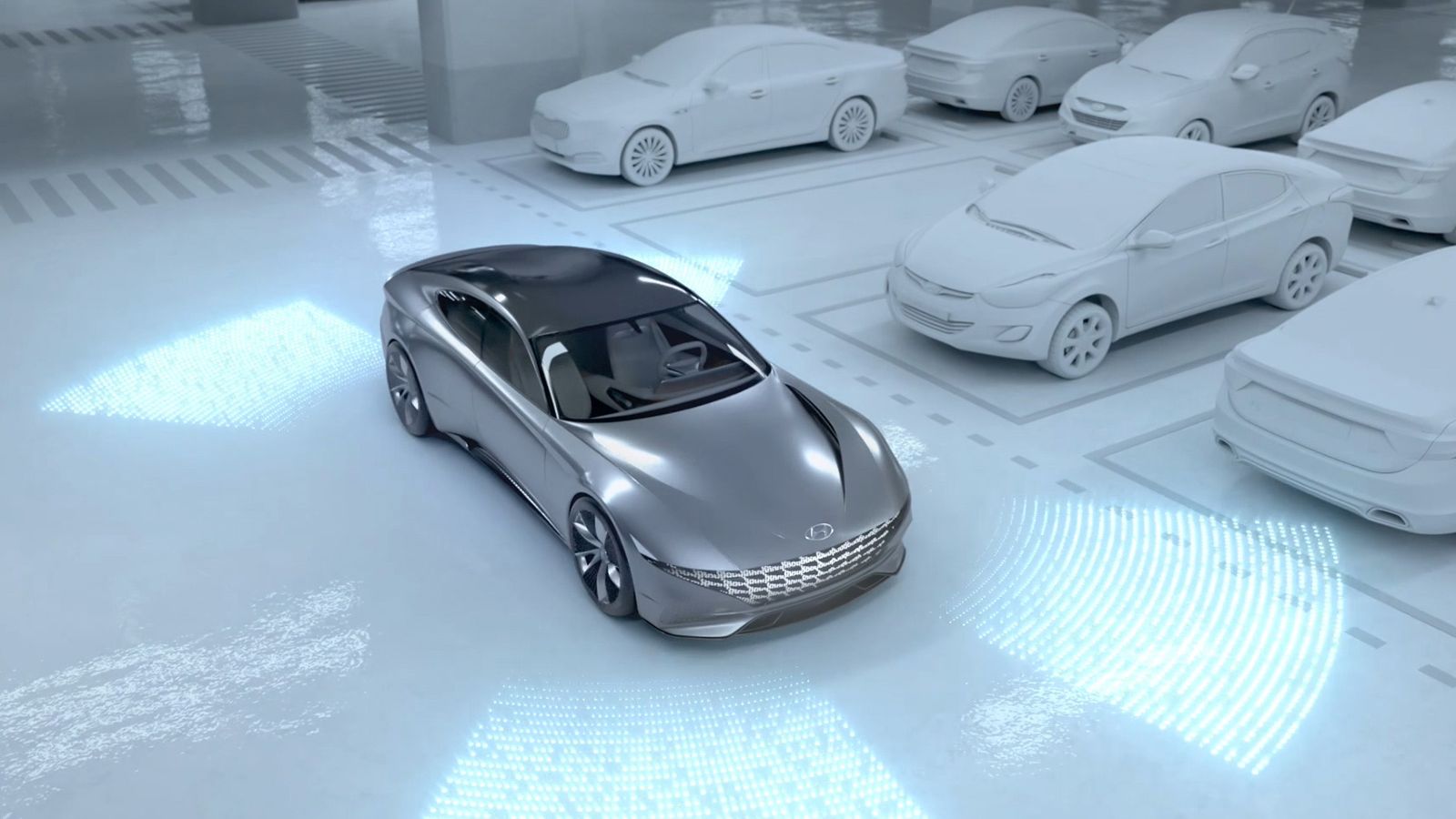 Hyundai prezinta un sistem de incarcare automata a viitoarelor sale masini electrice - Video