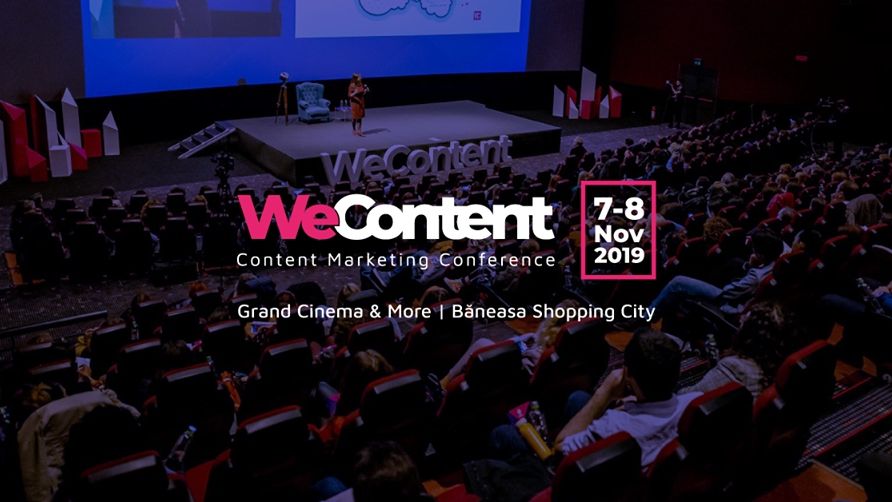 WeContent 2019: Invata content marketing de la cei mai buni experti internationali