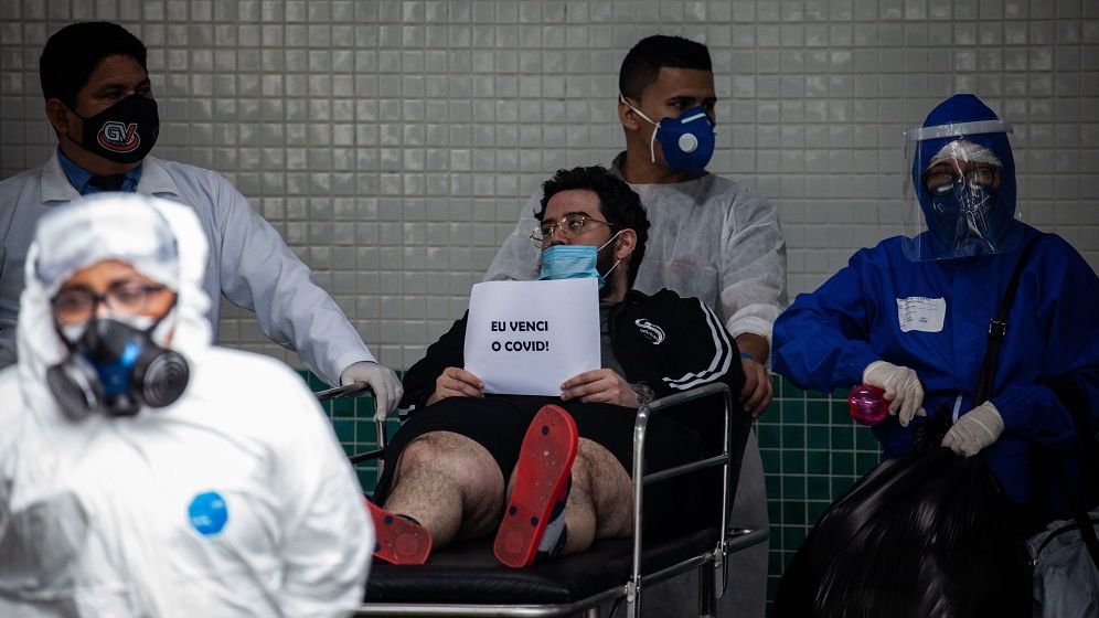 Se moare la fiecare șase minute în Brazilia, din cauza COVID-19