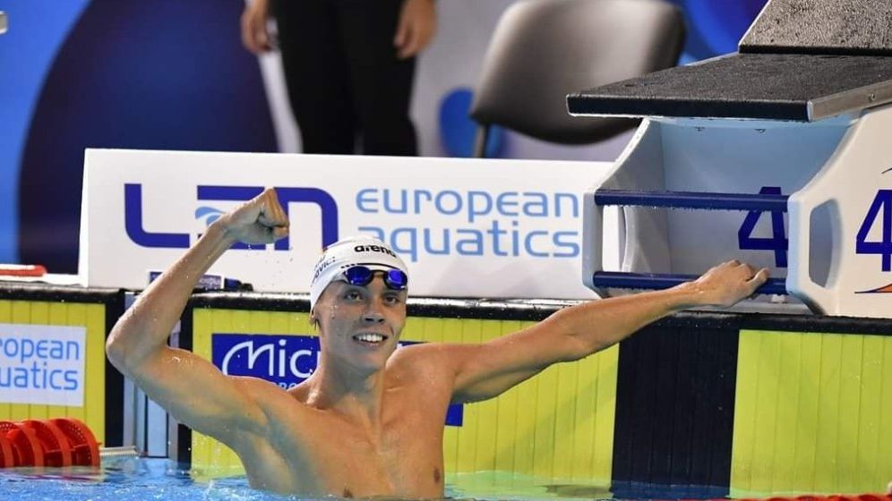 David Popivici stabilește un nou record la proba de 100 m de la Campioante Europene