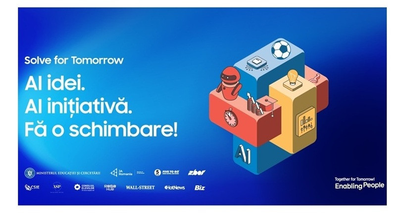 Samsung deschide înscrierile pentru cea de-a șasea ediție Solve for Tomorrow: liceenii sunt invitați să transforme ideile în soluții pentru comunitate