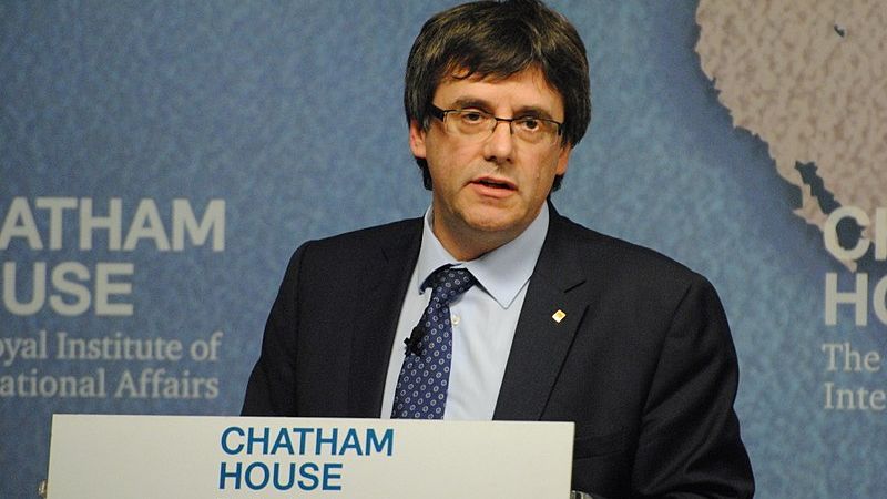Fostul lider catalan Carles Puigdemont, retinut de politie in Germania