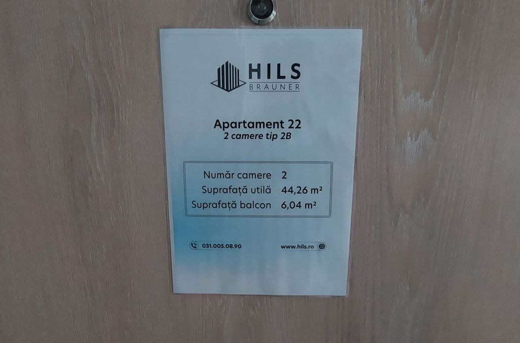 Apartament 2 camere tip 2B - Hils Brauner