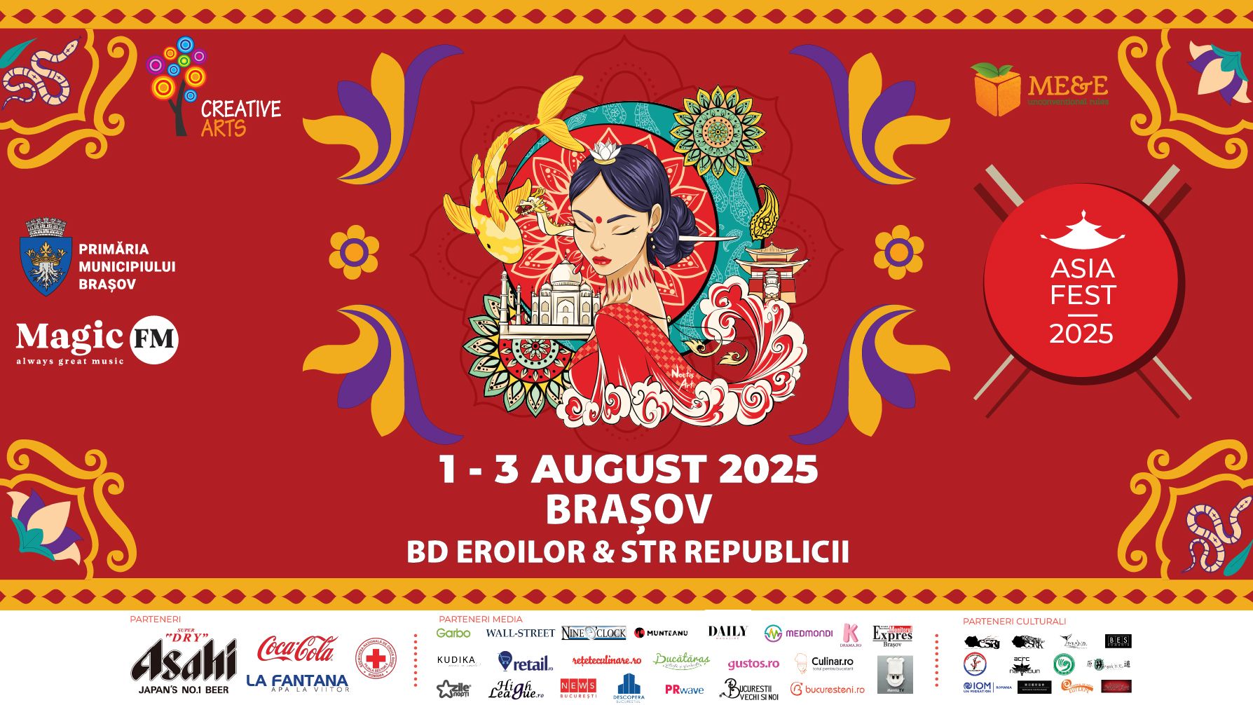 Pentru prima oară, ASIA FEST are loc în “Orașul de sub Tâmpa” Între 1 și 3 august, cultura și gastronomia Asiei cuceresc Brașovul