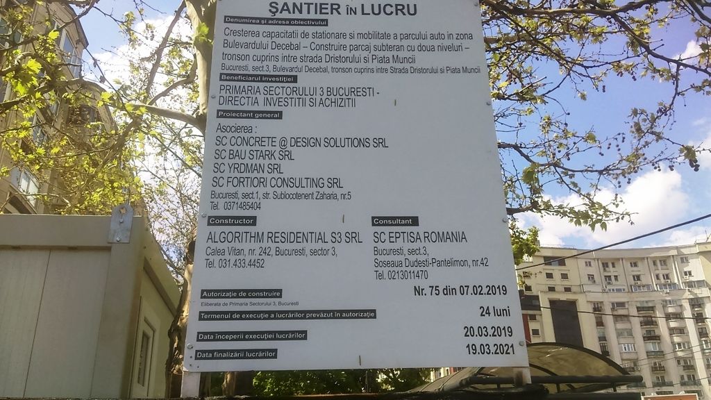 Zona importanta a Capitalei ramane blocata cel putin pana in decembrie