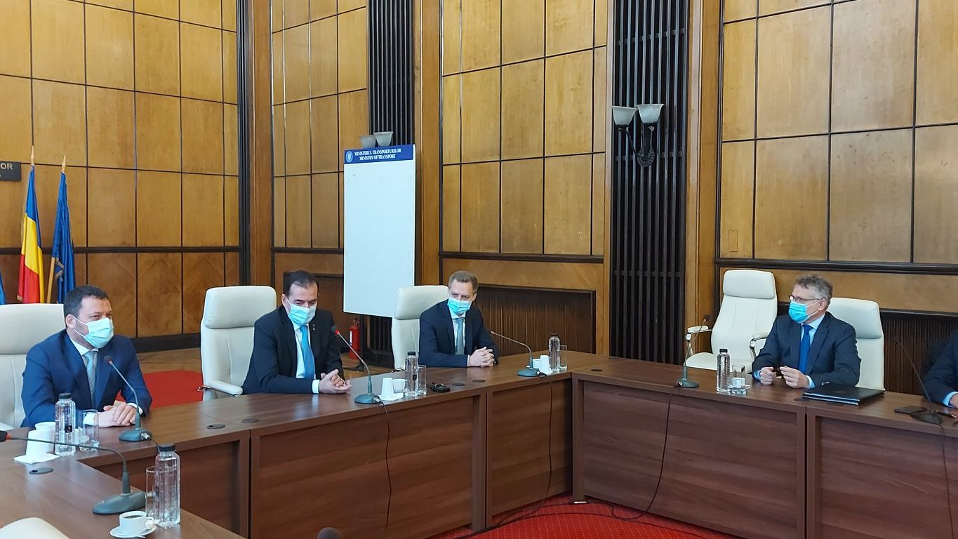 A fost semnat contractul pentru modernizarea liniei CF București Nord - Jilava - Giurgiu Nord - Giurgiu Nord Frontieră