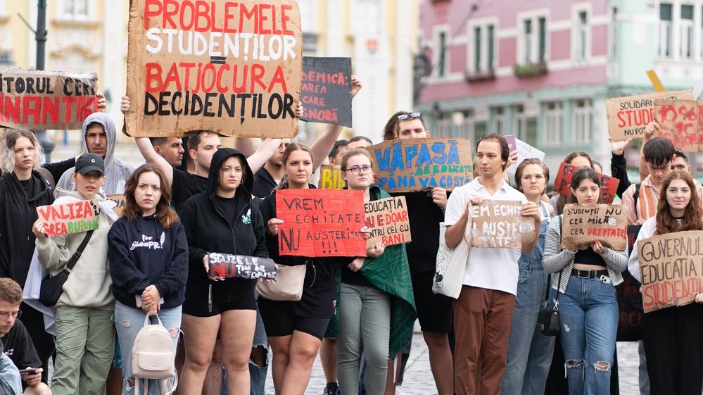 Studenții nu renunță la proteste: „Anul universitar nu poate începe așa”