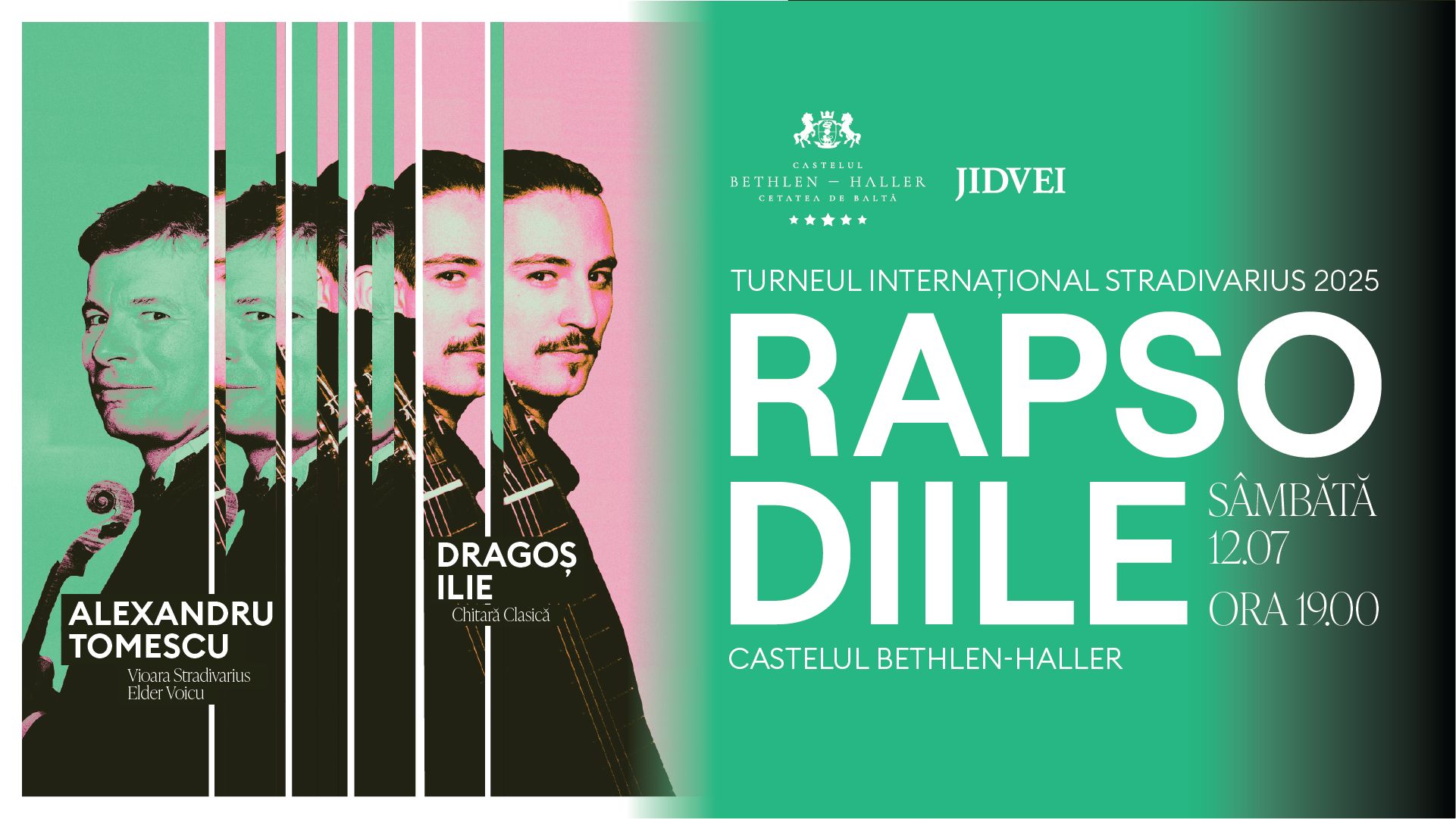 Alexandru Tomescu și vioara Stradivarius la Castelul Bethlen-Haller