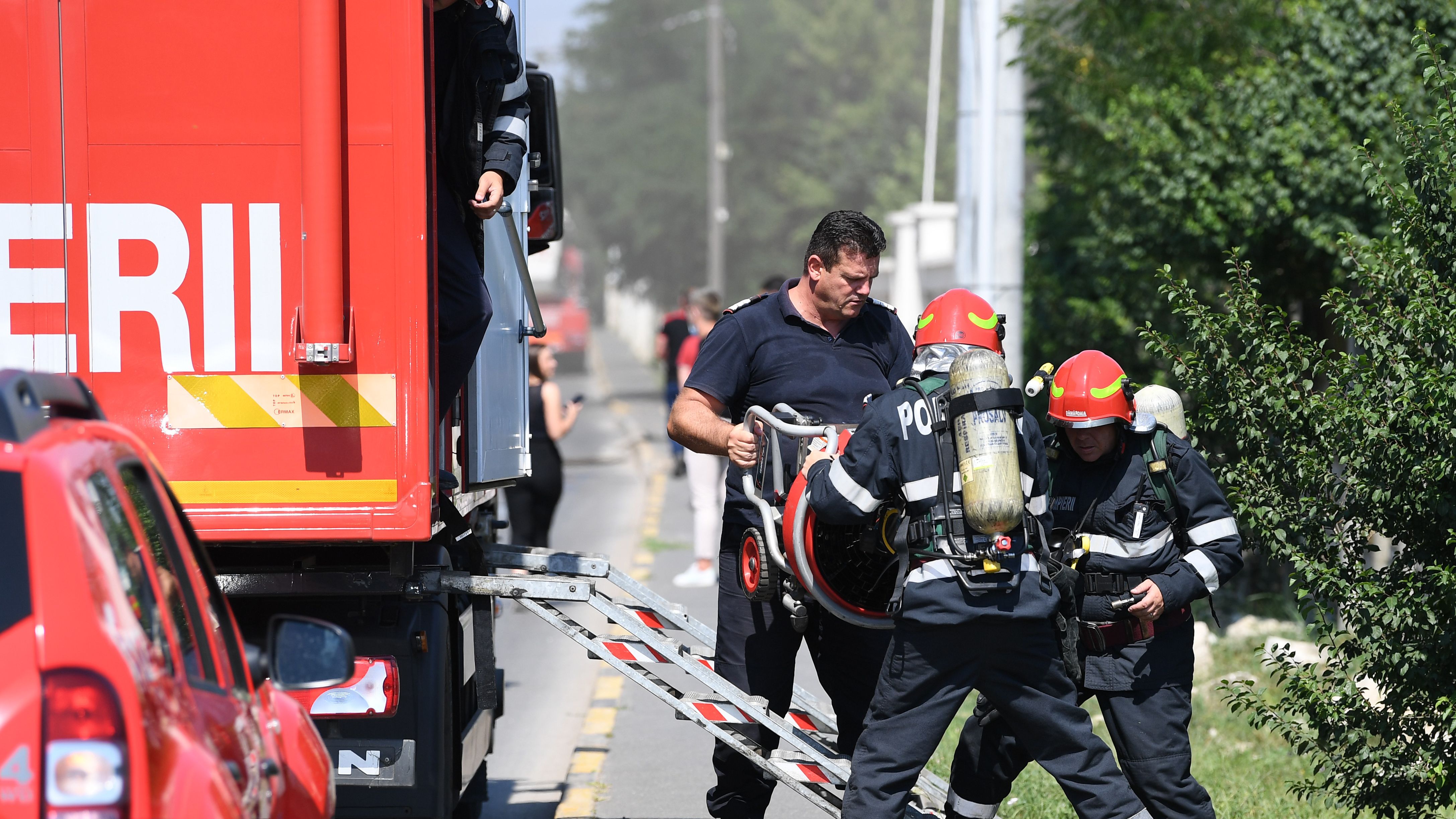 Un incendiul a izbucnit la un tren privat care mergea la Brașov