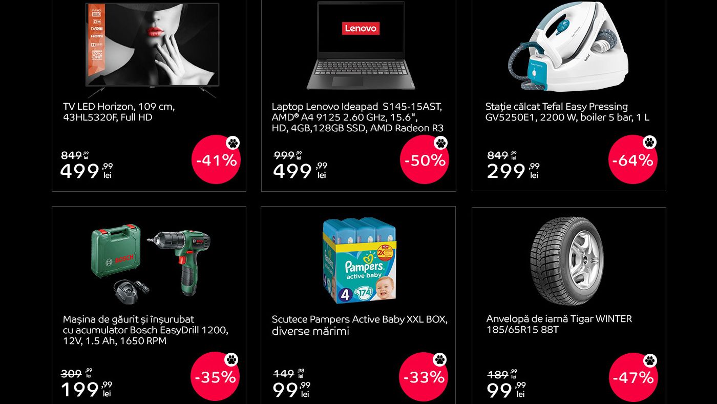 eMAG - noi produse la reducere de Black Friday