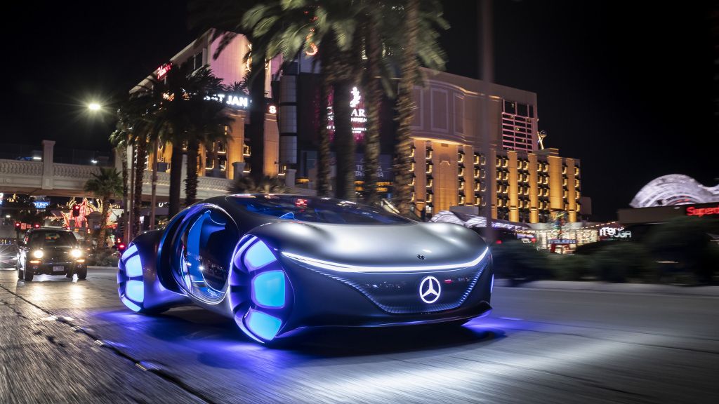 Mercedes-Benz Vision AVTR a fost prezentat la CES. Este inspirat de filmul Avatar