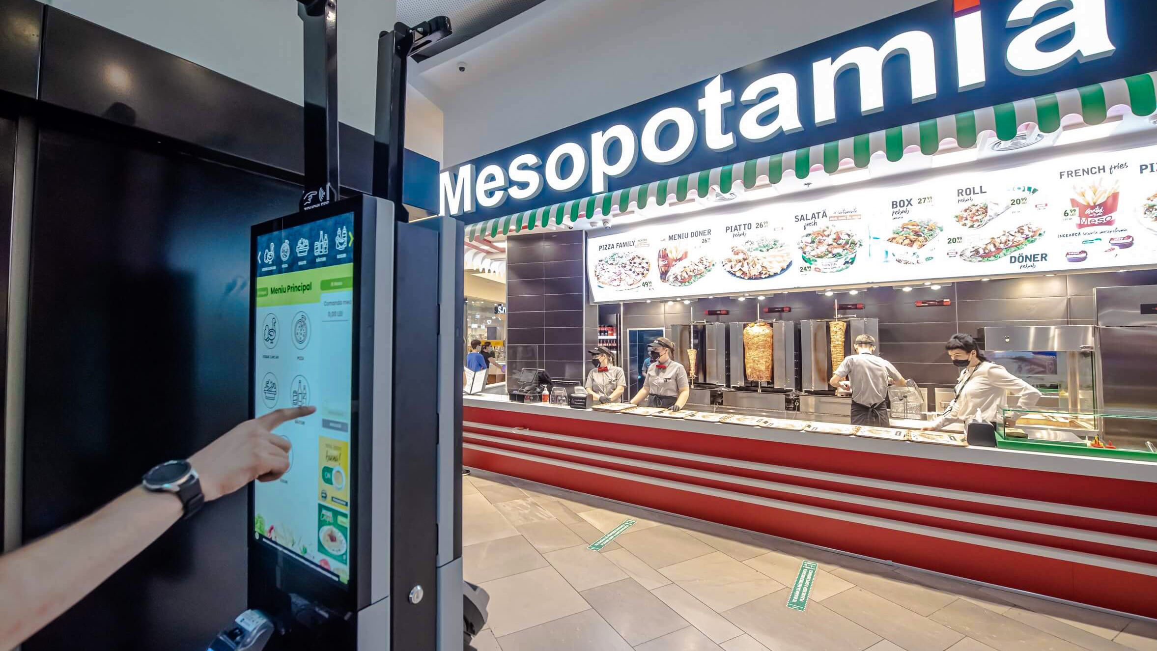Lanțul de restaurante Mesopotamia lansează un sistem touchless pentru comenzi