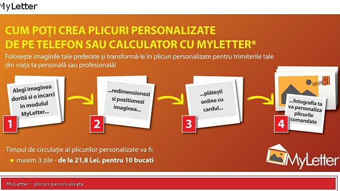 Posta Romana lanseaza MyLetter, personalizare a plicurilor