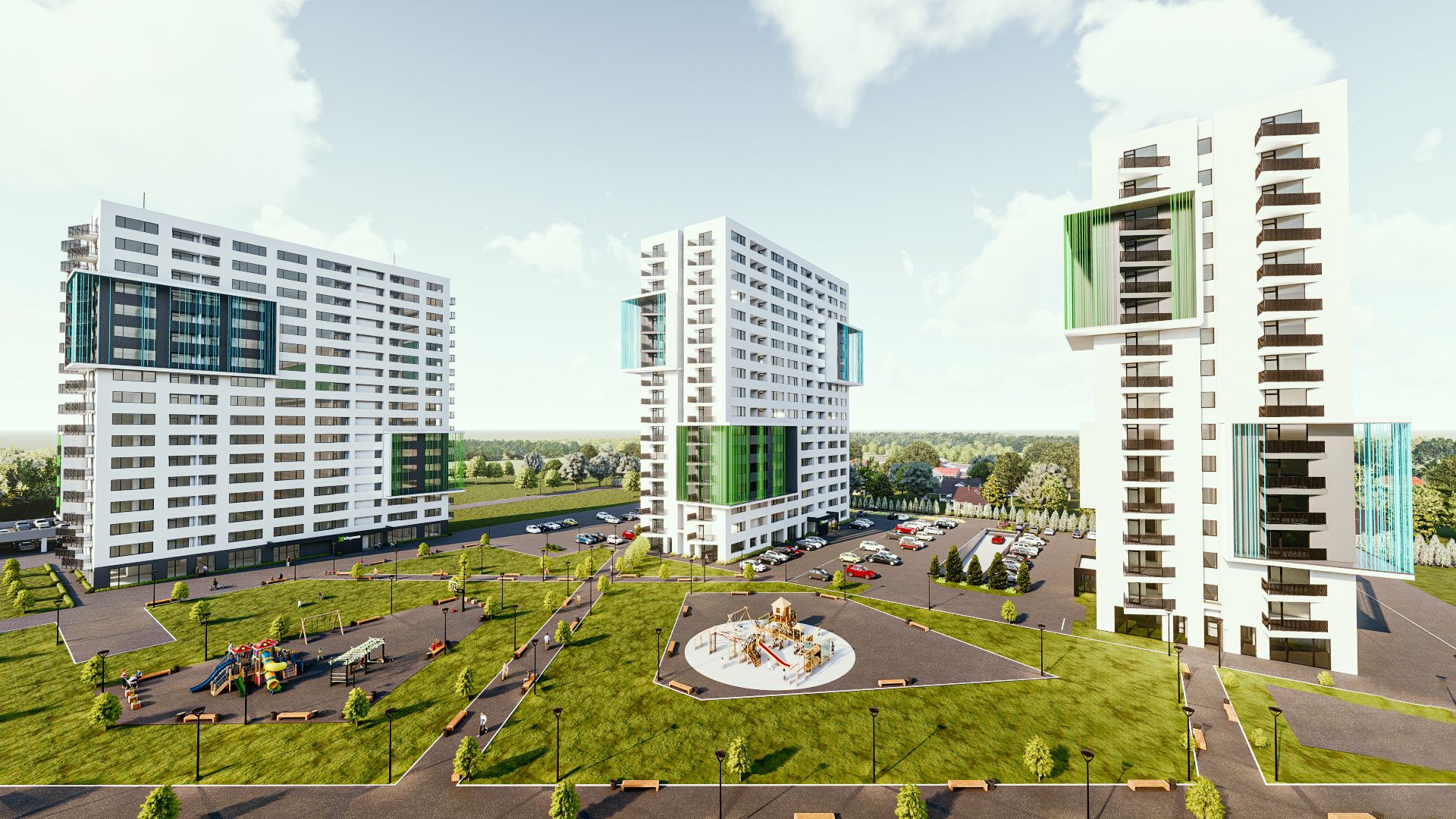 Wallberg va începe construcția și la al treilea turn al complexului de 1.000 de apartamente din Timișoara