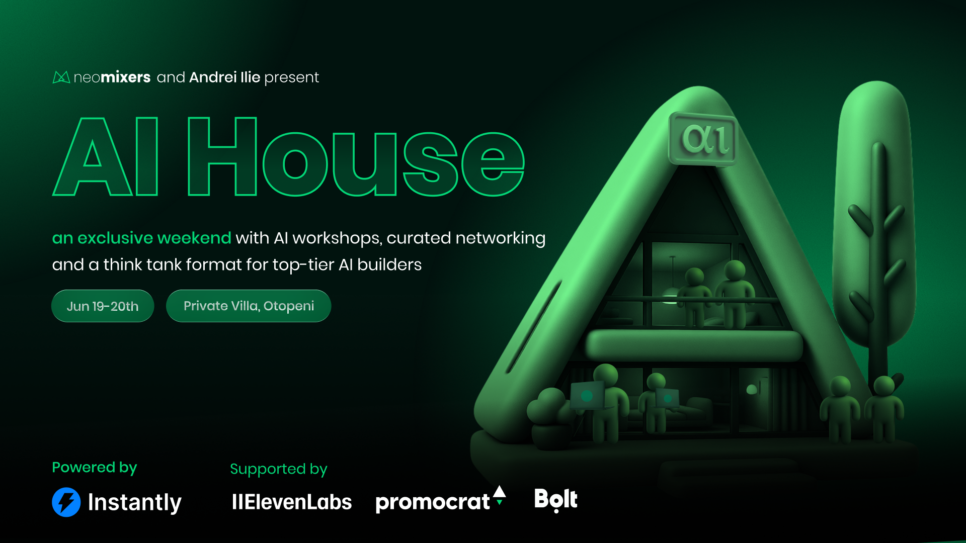EVENIMENT AI House București aduce împreună fondatori, investitori și lideri AI într-un format interactiv pe 19–20 iunie