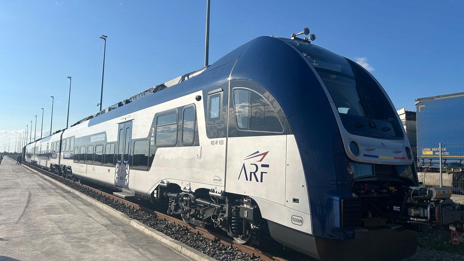 FOTO | Primul tren polonez Pesa din comanda de 561 milioane de euro a fost prezentat. Când va intra în exploatare