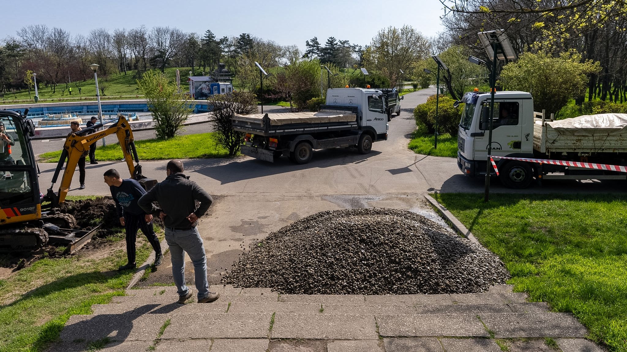 Prima grădină de ploaie din Bucureşti, amenajată în Parcul Tineretului