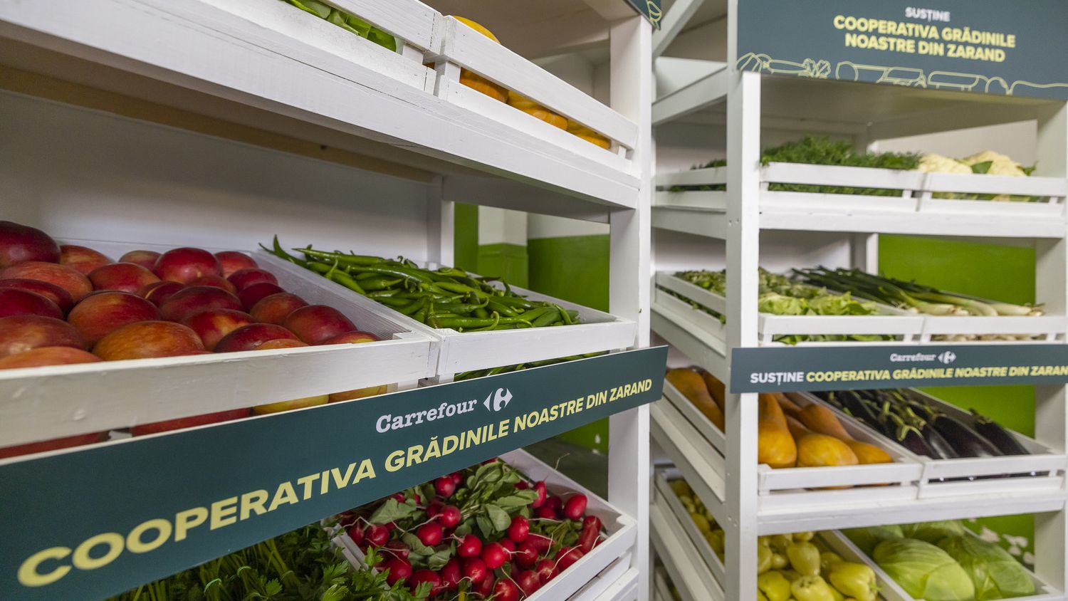 Carrefour încheie un parteneriat cu Cooperativa Grădinile Noastre din Zarand, Arad