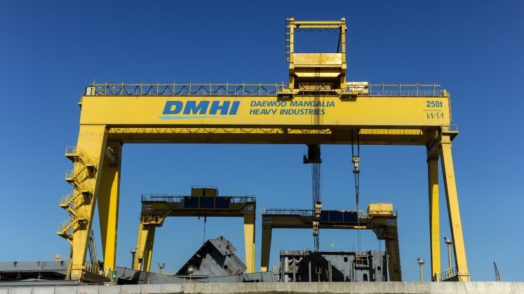 Santierul naval Daewoo Mangalia si-a dublat afacerile in 2015, la 2 miliarde de lei