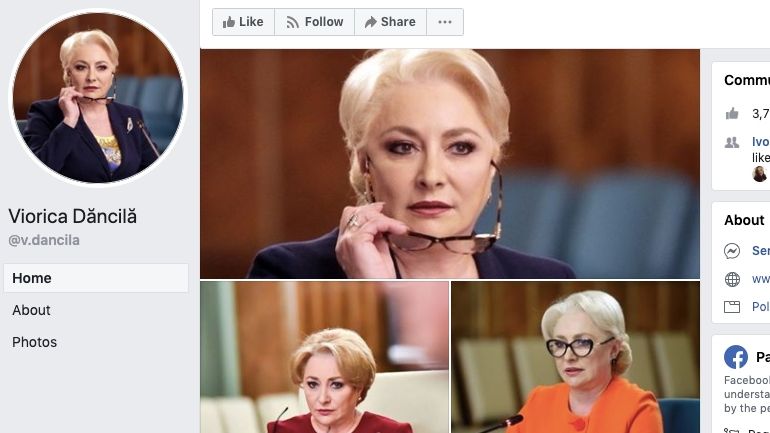 Viorica Dancila si-a facut pagina pe Facebook. Iar comentariile sunt fabuloase