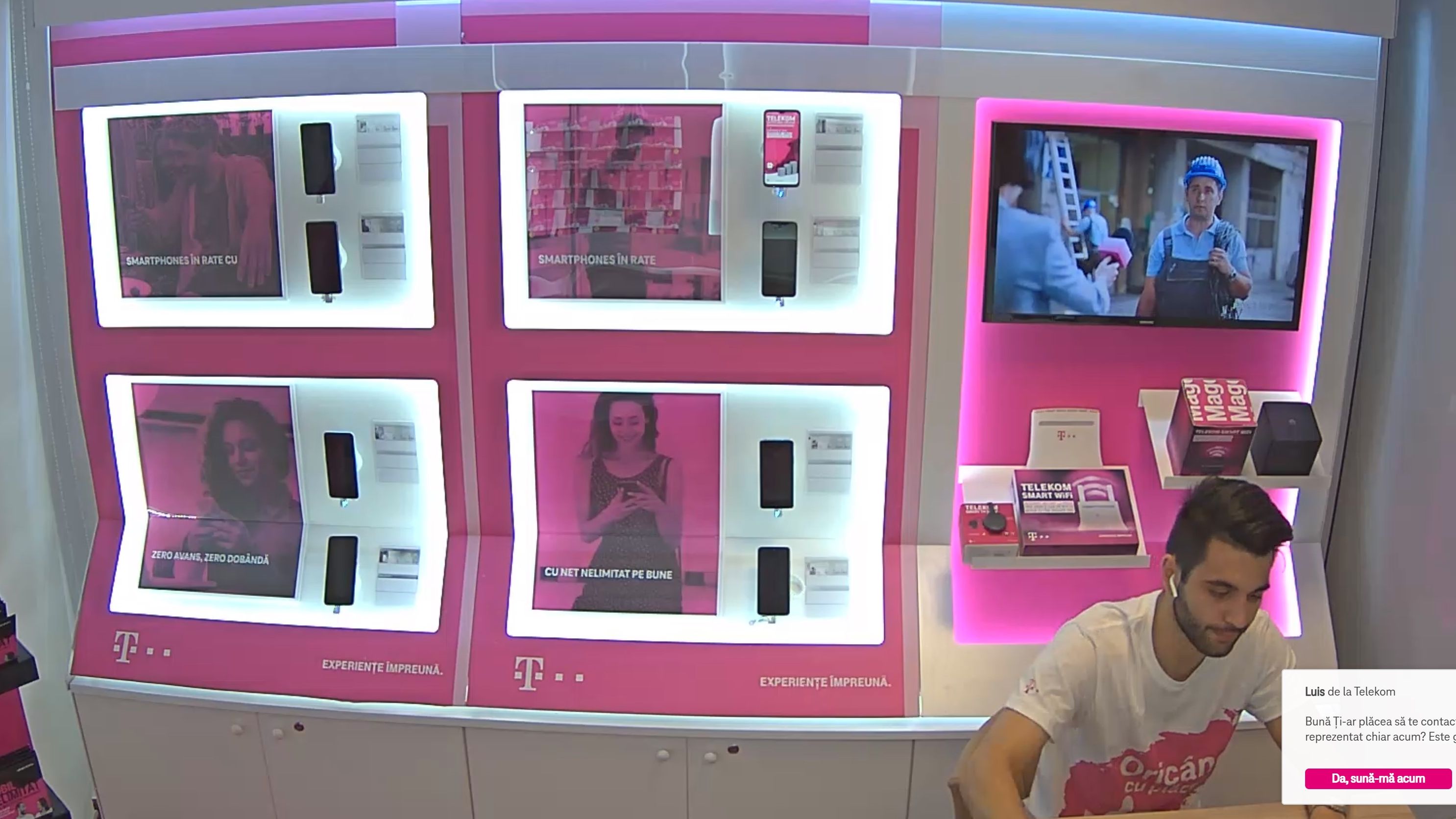 Telekom lansează LIVE Shop: magazin cu transmisiune live și agent dedicat clienților