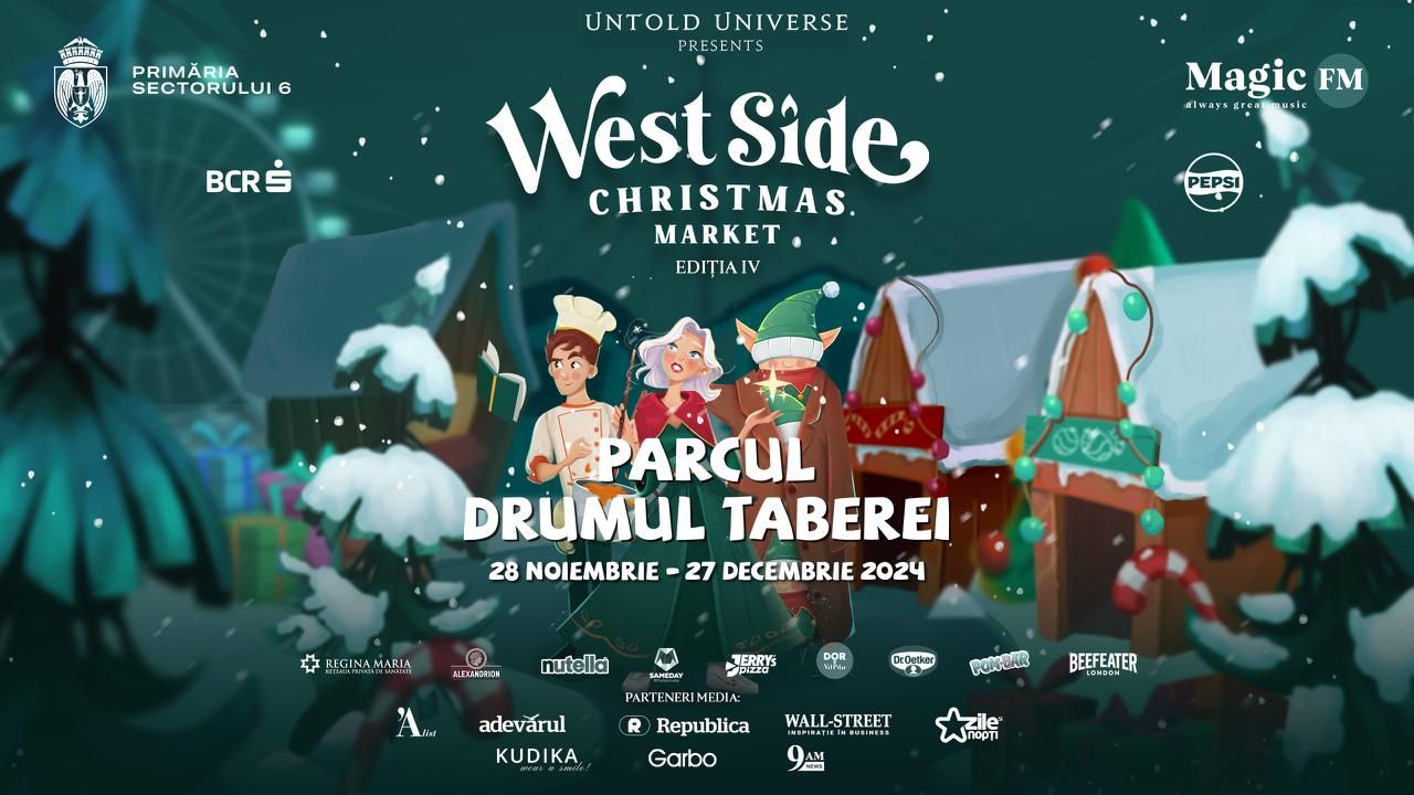 UNTOLD UNIVERSE ADUCE ȘI ANUL ACESTA MAGIA SĂRBĂTORILOR DE IARNĂ ÎN TÂRGURILE DE CRĂCIUN DIN BUCUREȘTI ȘI CLUJ-NAPOCA