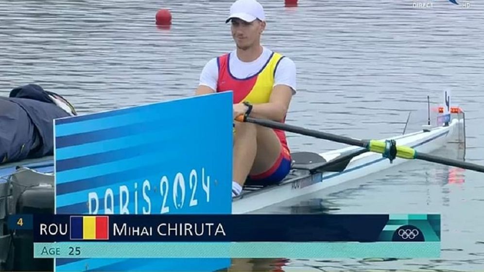 Primele victorii ale României la Jocurile Olimpice 2024 sunt la canotaj: Mihai Chiruţă s-a calificat în sferturile de finală la simplu masculin