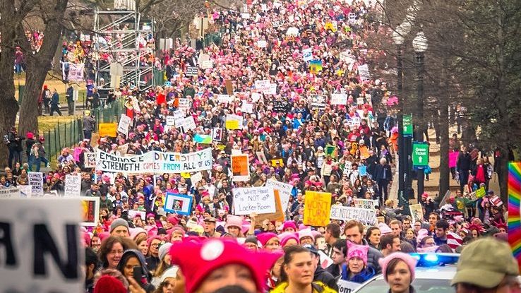 Un milion de oameni au manifestat la Washington pentru drepturi civile si impotriva lui Trump, in cel mai mare mars din istoria capitalei americane