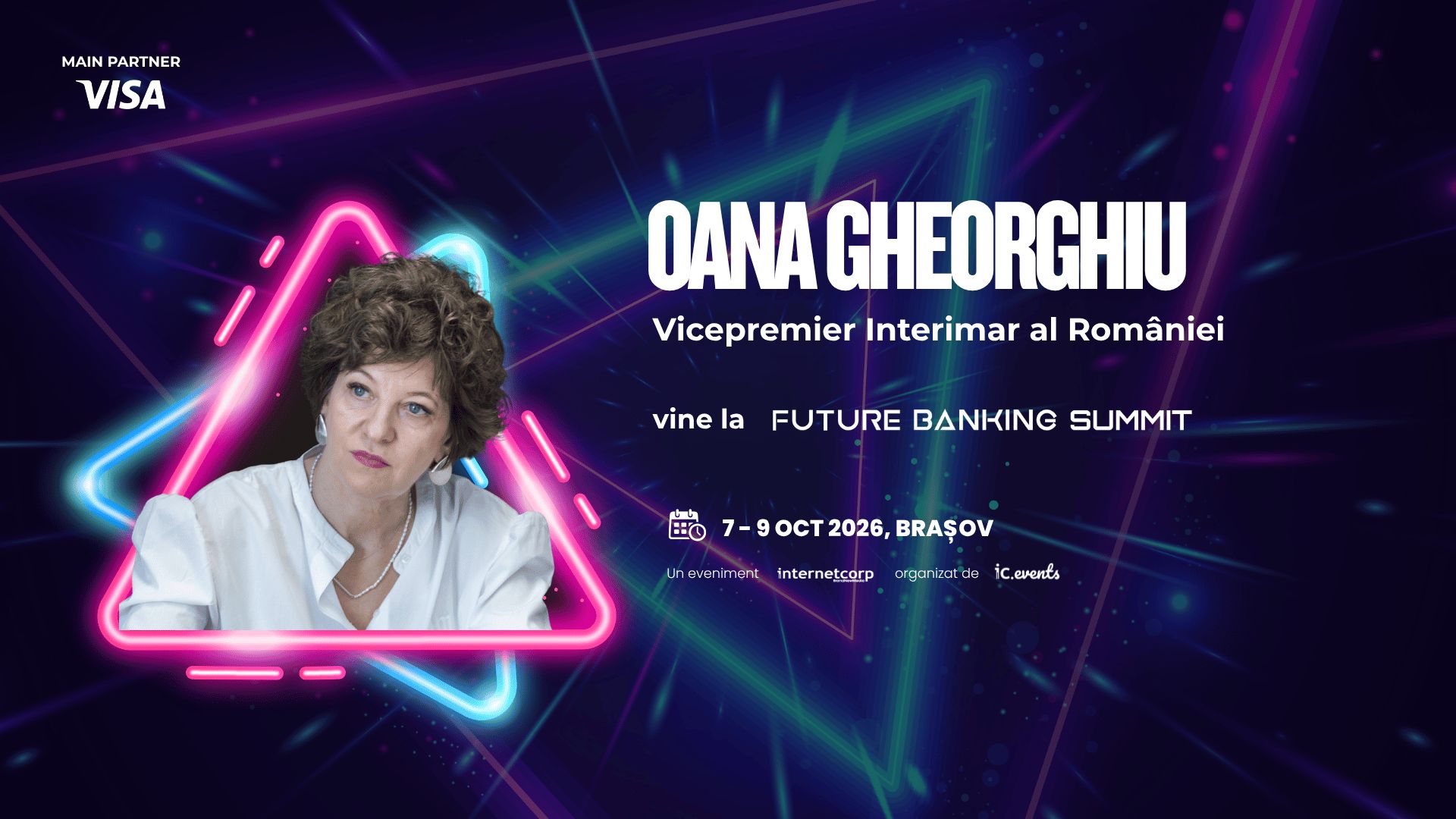 Vicepremierul interimar Oana Gheorghiu, responsabilă de implementarea portofelului digital, vine la Future Banking Summit 2026