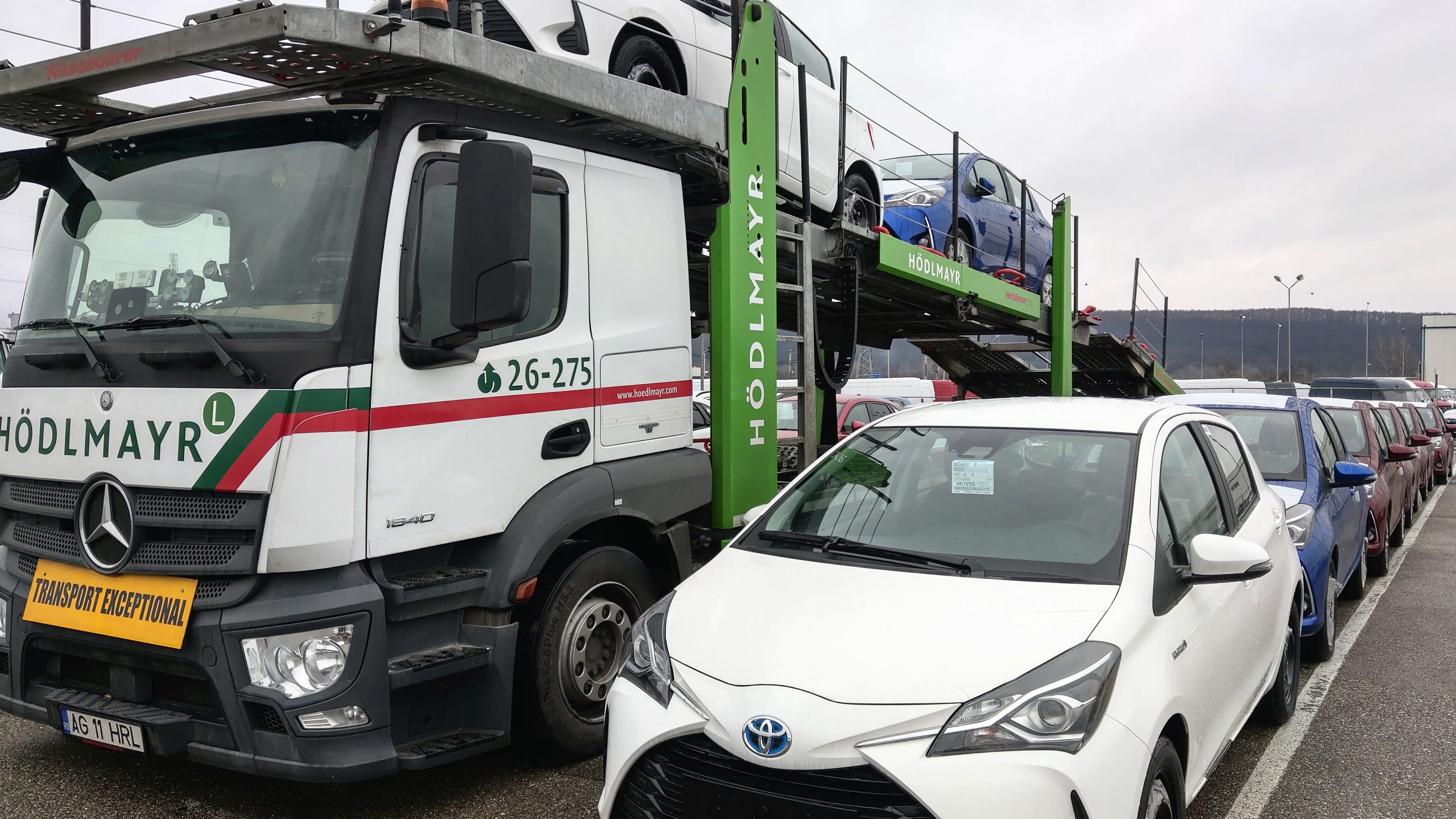 Hodlmayr va transporta 15.000 de masini pentru Toyota Romania anul acesta