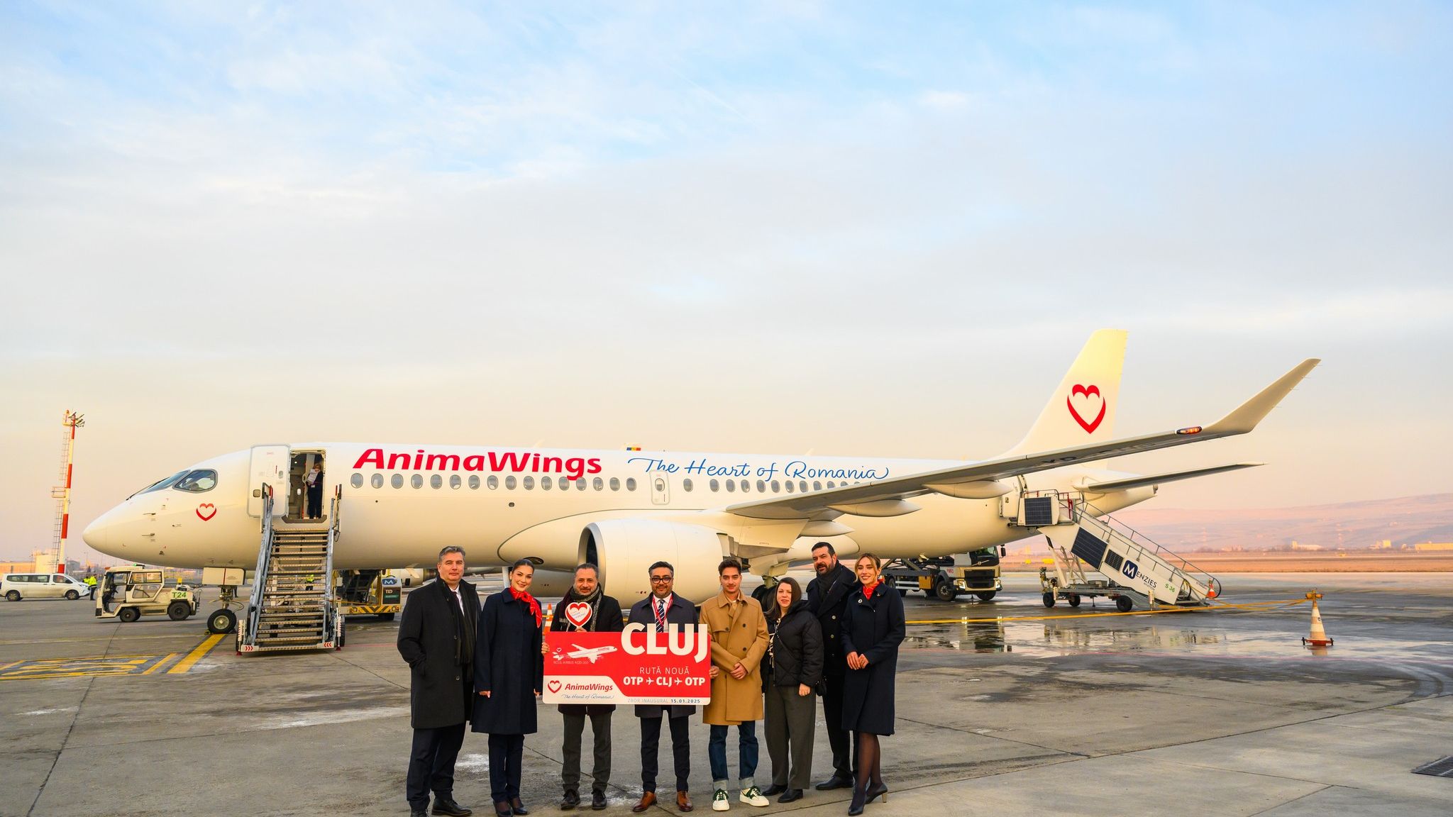 FOTO | AnimaWings dă start zborurilor București–Cluj și retur. Cât costă biletele