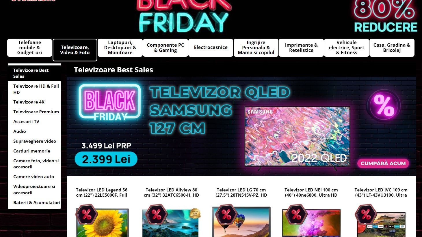 Comandă uriașă de aproape 90.000 de lei la evoMag, de Black Friday 2022