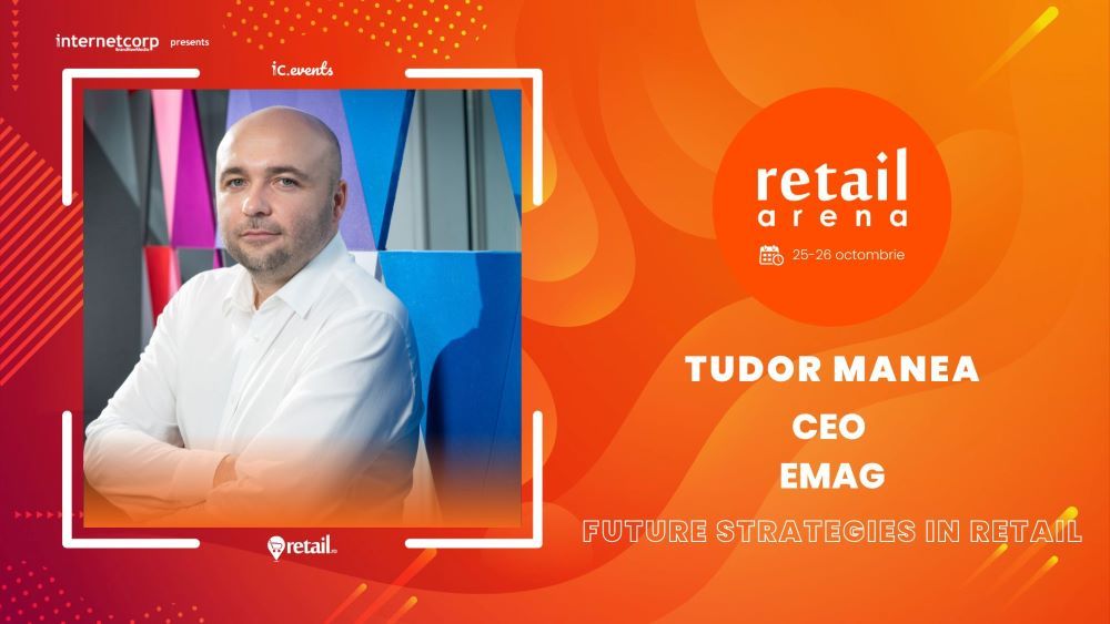 Va mai lansa eMAG noi magazine în platformă? Află răspunsul lui Tudor Manea, la retailArena 2023