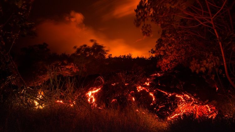 [VIDEO] Incendii de vegetație devastatoare în Hawaii. Oamenii se aruncă în ocean pentru a scăpa de flăcări